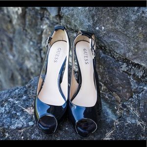 Guess platform heels